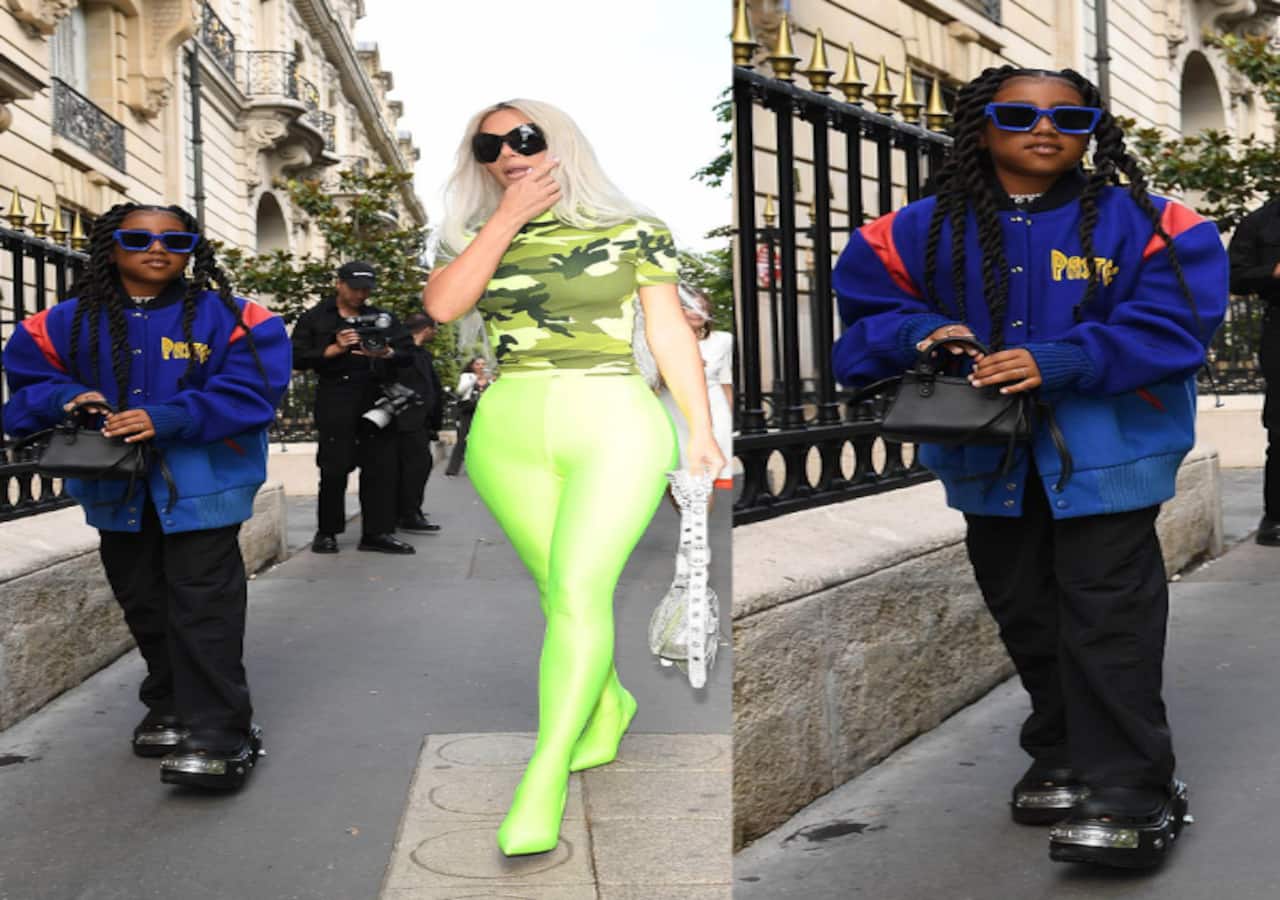 Kim Kardashian's Tight Neon Green Pants At Paris Fashion Week: Photos –  Hollywood Life