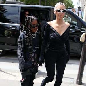 Kim Kardashian is one proud mother as she shows off daughter North West's early talent for fashion designing [View Pics]