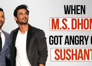 When M S Dhoni lost his cool on Sushant Singh Rajput for THIS reason – watch video
