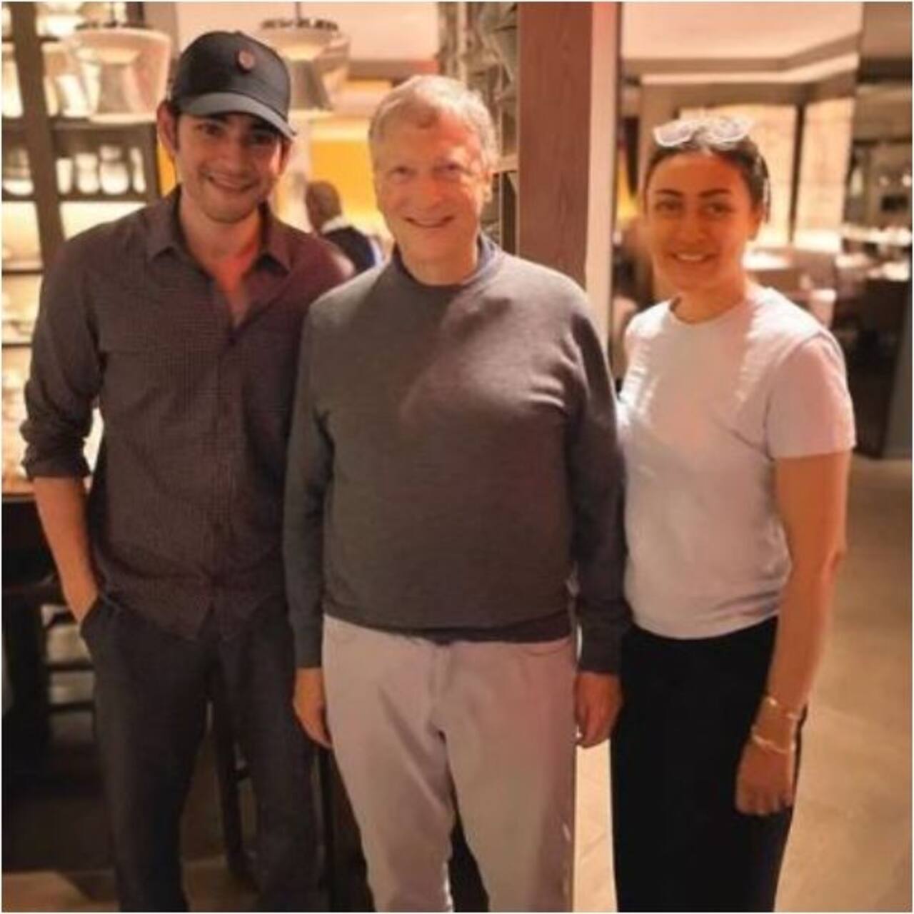 Mahesh Babu meets Bill Gates