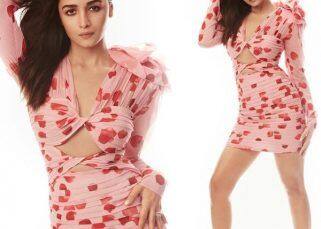 Koffee with Karan 7: Alia Bhatt is a sight to behold in a pink ruffled dress proving she will be one of the most gorgeous moms of Bollywood