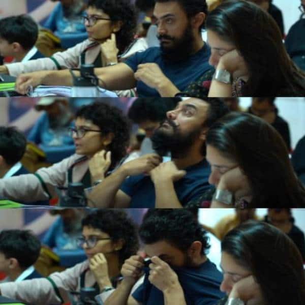 Laal Singh Chaddha: Did Kareena Kapoor Khan fall asleep while watching the movie with Aamir Khan? Netizens have funny reactions to THIS pic Laal Singh Chaddha: Did Kareena Kapoor Khan fall asleep while watching the movie with Aamir Khan? Netizens have funny reactions to THIS pic