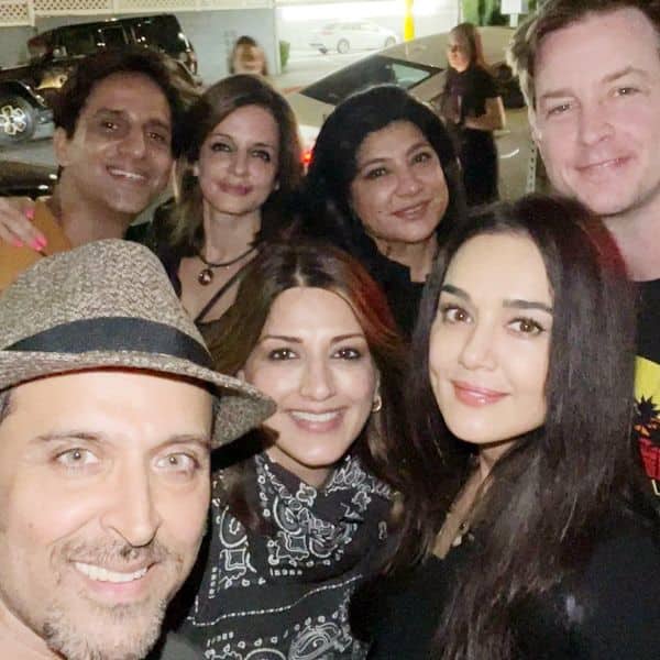 Hrithik Roshan and Sussanne Khan’s night out in LA with friends