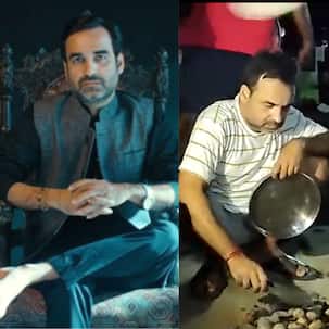 पंकज त्रिपाठी गांव में ले रहे लिट्टी चोखा का मजा, 'कालीन भैया' की सादगी ने जीता लोगों का दिल