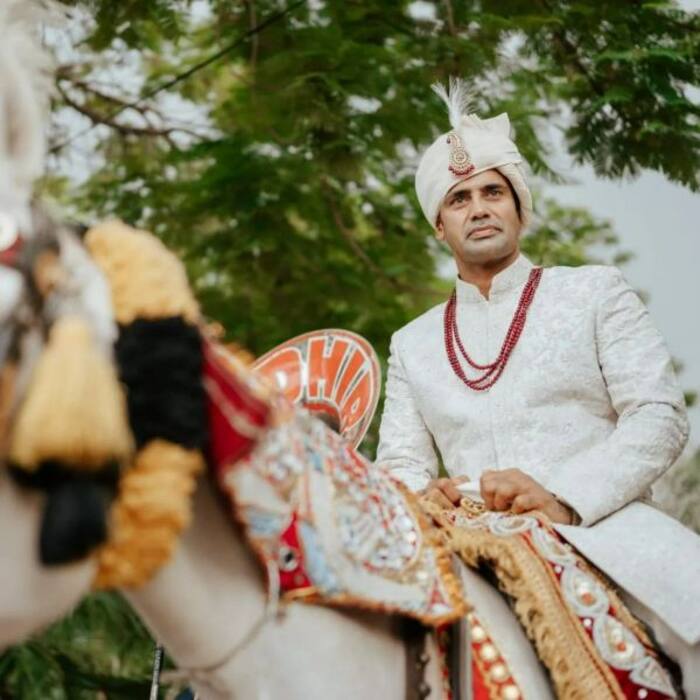 घोड़ी पर सवार होकर आए थे संग्राम सिंह