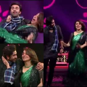 Shamshera star Ranbir Kapoor serenading mom Neetu Kapoor to her golden hits with late Rishi Kapoor is perfect son goals [Watch Video]