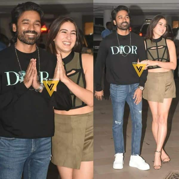 Sara Ali Khan gets clingy with Dhanush at Ritesh Sidhwani's party for Russo  brothers; netizens say, 'She is the reason for his divorce'