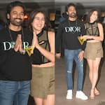 Sara Ali Khan gets clingy with Dhanush at Ritesh Sidhwani's party for Russo brothers;  netizens say, 'She is the reason for his divorce'