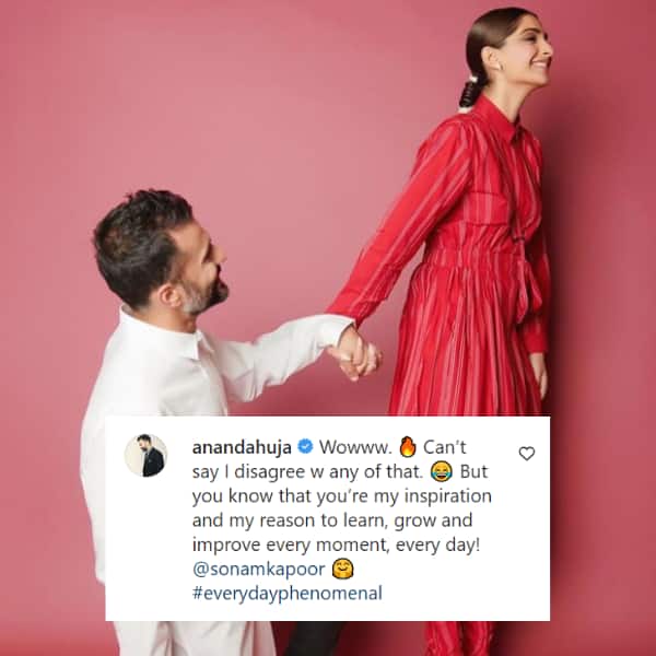 Anand Ahuja's comment on Sonam Kapoor's post 