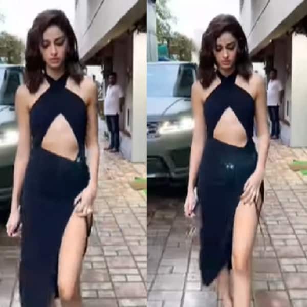 Ananya Pandey Looks Stunning In Black Dress At Bollywood Hungama Style  Icons Awards 2023 - YouTube