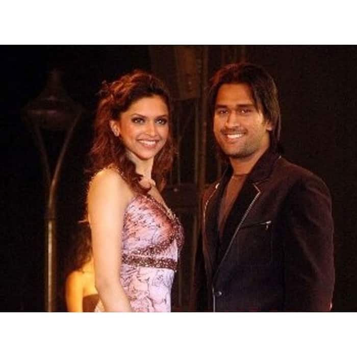 MS Dhoni and Deepika Padukone 