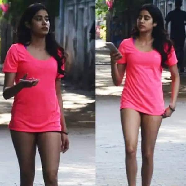 Janhvi Kapoor's tiny shorts made her extremely uncomfortable