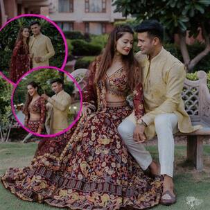 पायल रोहतगी ने संग्राम सिंह को लगाया गले, सात फेरों से पहले पति संग हुईं रोमांटिक- देखें Pics