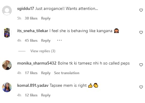 Taapsee Pannu critiquée par les internautes après sa vive dispute avec les paparazzis ; ils disent 'Pourquoi agissait-elle comme une sourde'