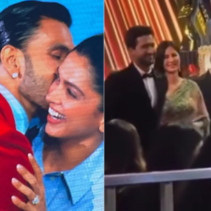 Filmfare Awards 2022: Ranveer Sing-Deepika Padukone, Vicky Kaushal-Katrina Kaif's PDA moments are unmissable; check out INSIDE PICS