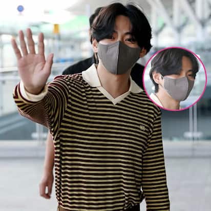 BTS leave for NYC and ARMY cannot keep calm as Kim Taehyung turns airport  into his runway again; trend 'Fashion Icon V' – view tweets