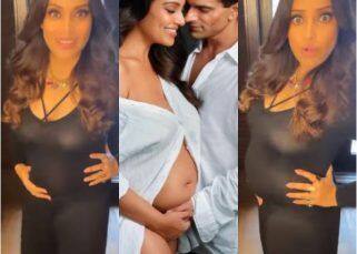 Mom-to-be Bipasha Basu flaunts her baby bump in a cute video; Karan Singh Grover's comment is too cute to miss [Watch]