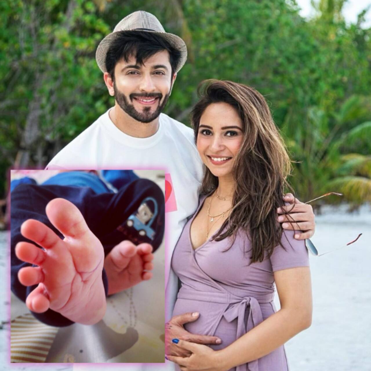 Dheeraj Dhoopar-Vinny Arora share pics of their newborn son: Little feet of joy