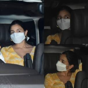 Brahmastra star Alia Bhatt flaunts her radiant glow as she steps out in yellow with Ranbir Kapoor after returning from babymoon [View Pics]