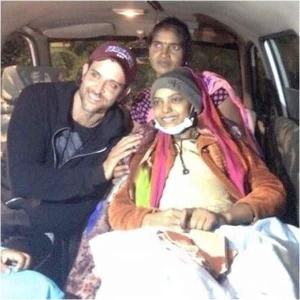 Hrithik Roshan met a fan suffering from cancer