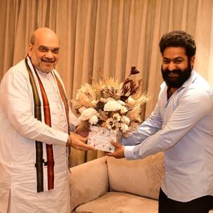 Amit shah with JR Ntr: अमित शाह ने की जूनियर एनटीआर से हैदराबाद में मुलाकात, क्या राजनीति में हो सकती साउथ स्टार की एंट्री?