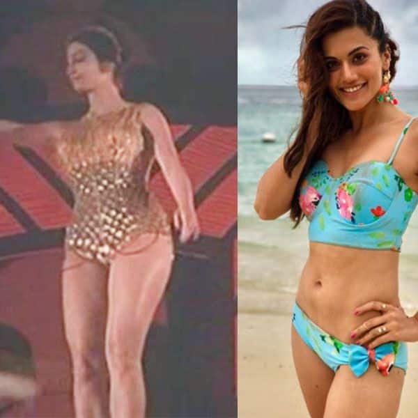 Saira Banu in bikini vs Taapsee Pannu in bikini