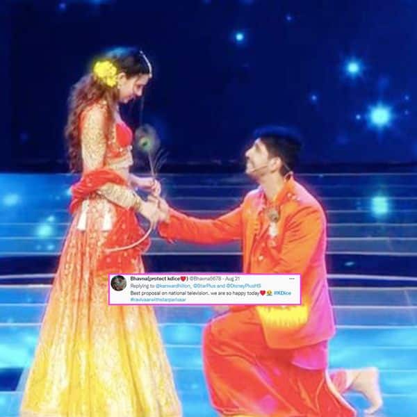 Pandya Store couple Alice Kaushik and Kanwar Dhillon propose on national TV on Ravivaar with Star Parivaar