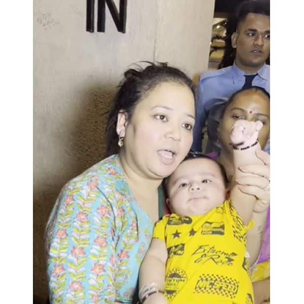 Bharti Singh's son Gola is also media friendly just like his mom