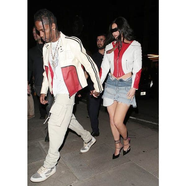 Kylie Jenner and Travis Scott in London