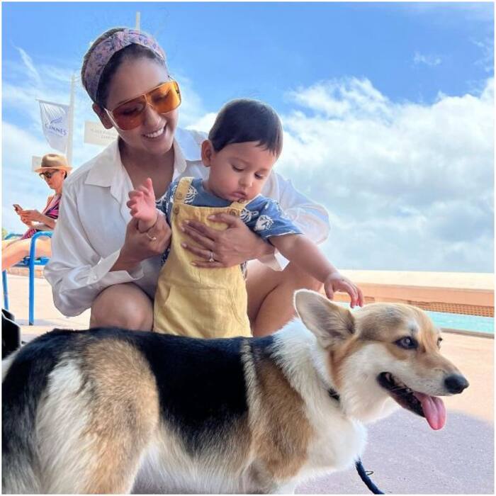 बेटे पर जान छिड़कती हैं नीति मोहन