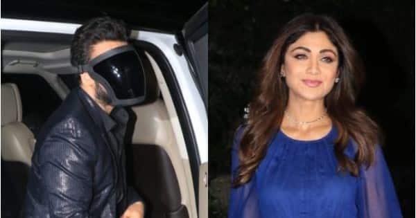 Raj Kundra, eşi Shilpa Shetty ile birlikte dışarı çıkar ama bir kez daha yüzünü gizler; Netizenler onu trolledi, 'Puri umar aise hi muh chupaega' [Watch Video]