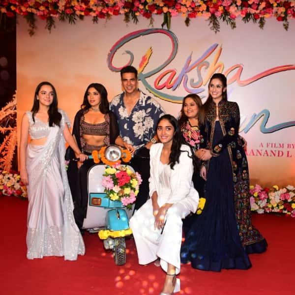 Raksha Bandhan movie screening: Lala is here with his sisters