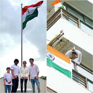 From Shah Rukh Khan to Sonu Sood: Bollywood celebs unfurl the Tricolour at home [View Pics]