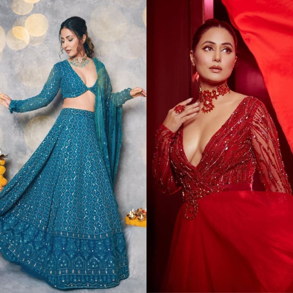 TV beauties in plunging necklines: Hina Khan 