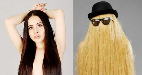 Urfi Javed goes completely topless; conceals breasts with her long flowing mane; resembles Cousin Itt from The Adamms Family [View Pics]