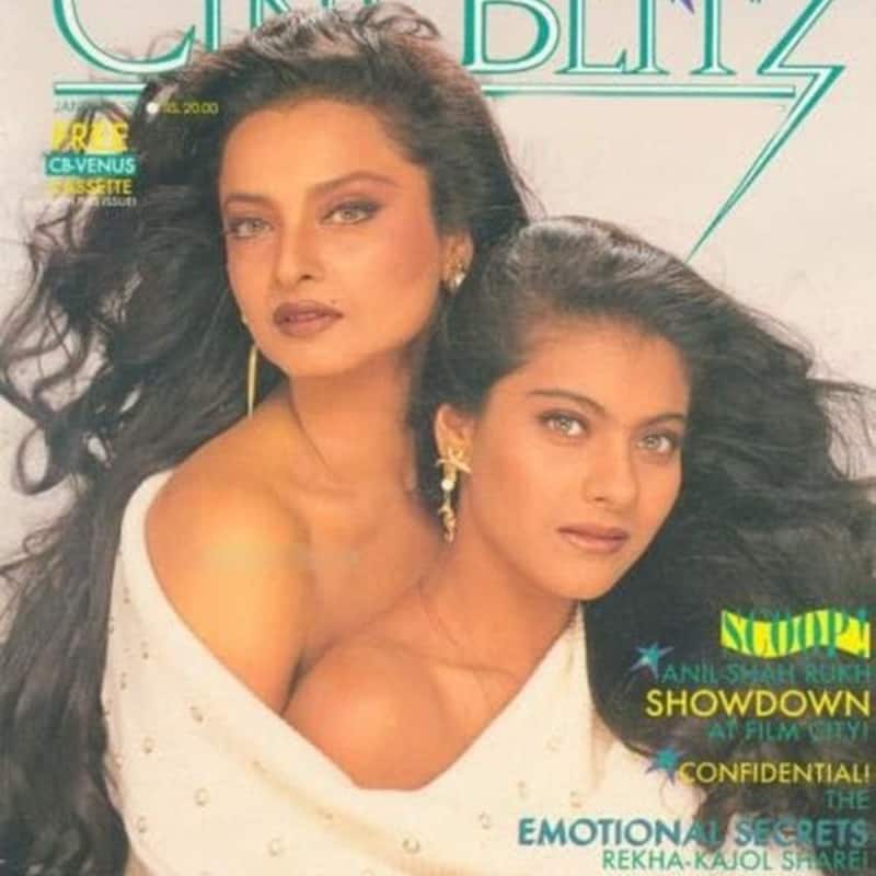Filmy Friday: When Kajol and Rekha's raunchy magazine cover in same sweater jolted Bollywood in 1996