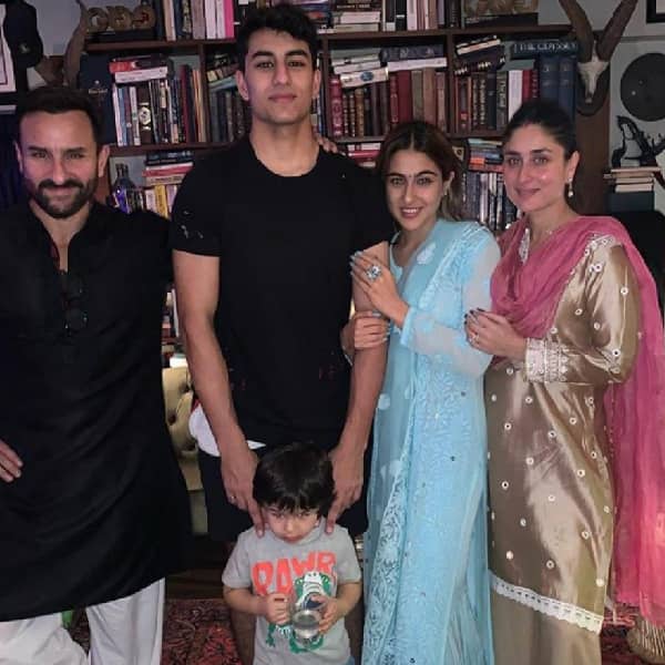 Saif Ali Khan, Kareena Kapoor Khan and kids