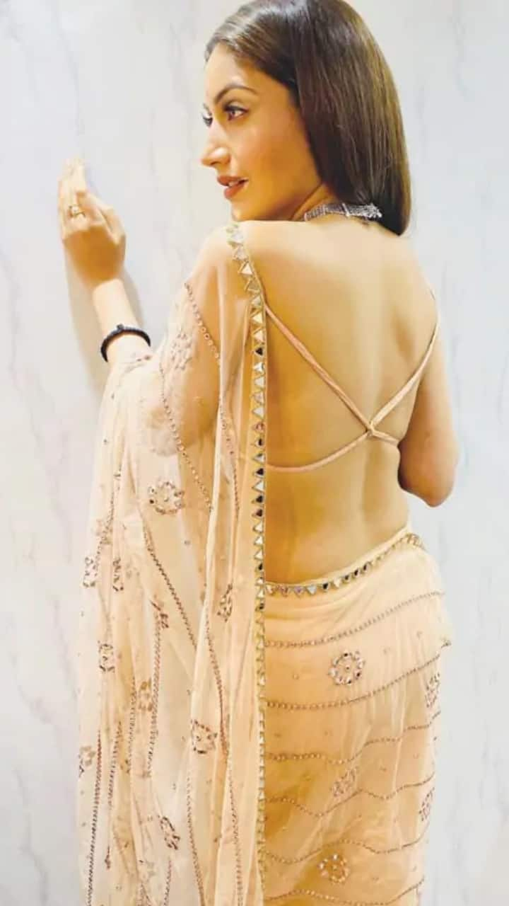 Backless - Saree with Gorgeous Backless Blouse