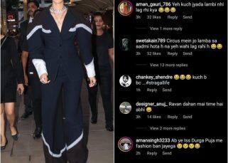 Ananya Panday gets mercilessly laughed at for stepping out in an oversized suit with extra high heels; netizens say, 'Maybe planning to work in circus'