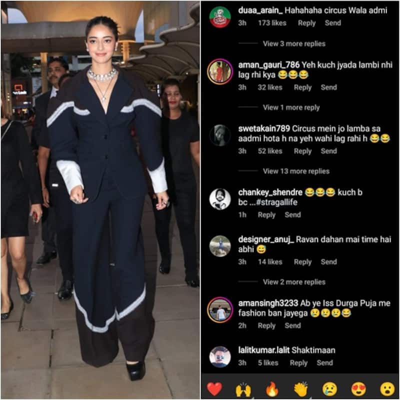 Ananya Panday gets mercilessly laughed at for stepping out in an oversized suit with extra high heels; netizens say, 'Maybe planning to work in circus'