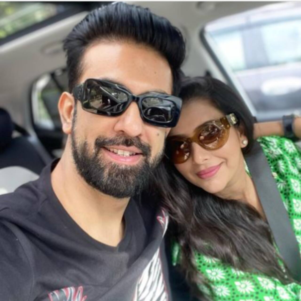 Charu Asopa and Rajeev Sen go on a movie date