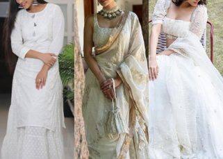Navratri 2022: Let Mouni Roy, Surbhi Jyoti and others inspire you to dress up your best in white as we worship Maa Shailputri
