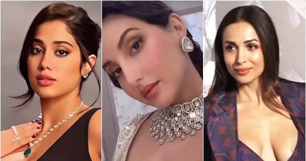 Janhvi Kapoor, Nora Fatehi, Malaika Arora ve sansasyonel kıyafetlerle busty bir görüntü sergileyen daha fazla Bollywood divası [View Pics]