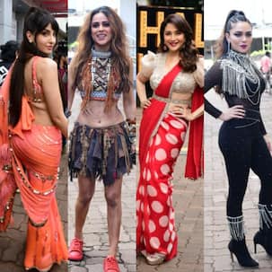 Jhalak Dikhhla Jaa 10: Judges Madhuri Dixit and Nora Fatehi steal the thunder from Nia Sharma and Amruta Khanvilkar with their sarees with a TWISTS [View Pics]