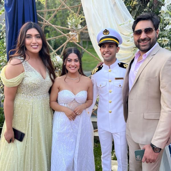 Krishna Mukherjee gets engaged to Navy Commander beau: Shireen Mirza attends the fairytale ceremony 
