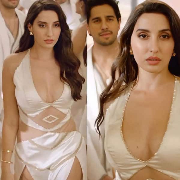 Nora Fatehi look's ravishingly gorgeous in these latest pictures from her item song along with Sidharth Malhotra titled Manike