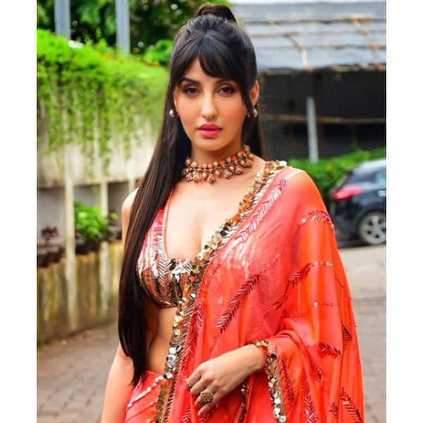 Nora Fatehi looks red hot as she goes retro