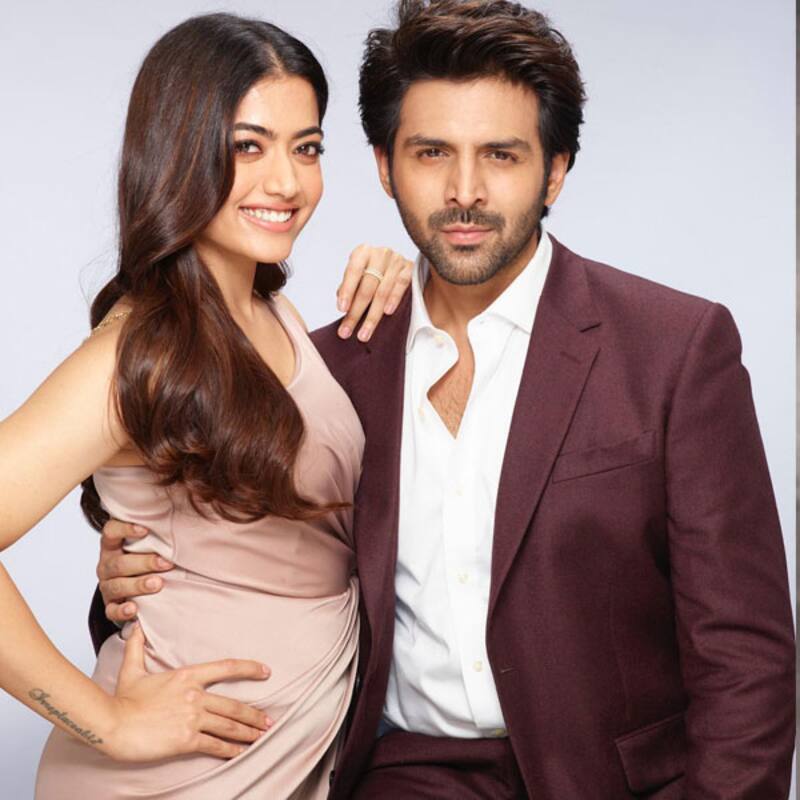 Rashmika Mandanna body-shames herself with her comment on this picture shared by Kartik Aaryan