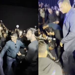 Ranbir Kapoor helps people who fall down in the rush to meet him; netizens take a dig at Brahmastra actor’s stardom