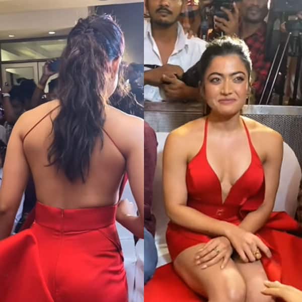 Rashmika Mandanna faces embarrassment in this red hot dress